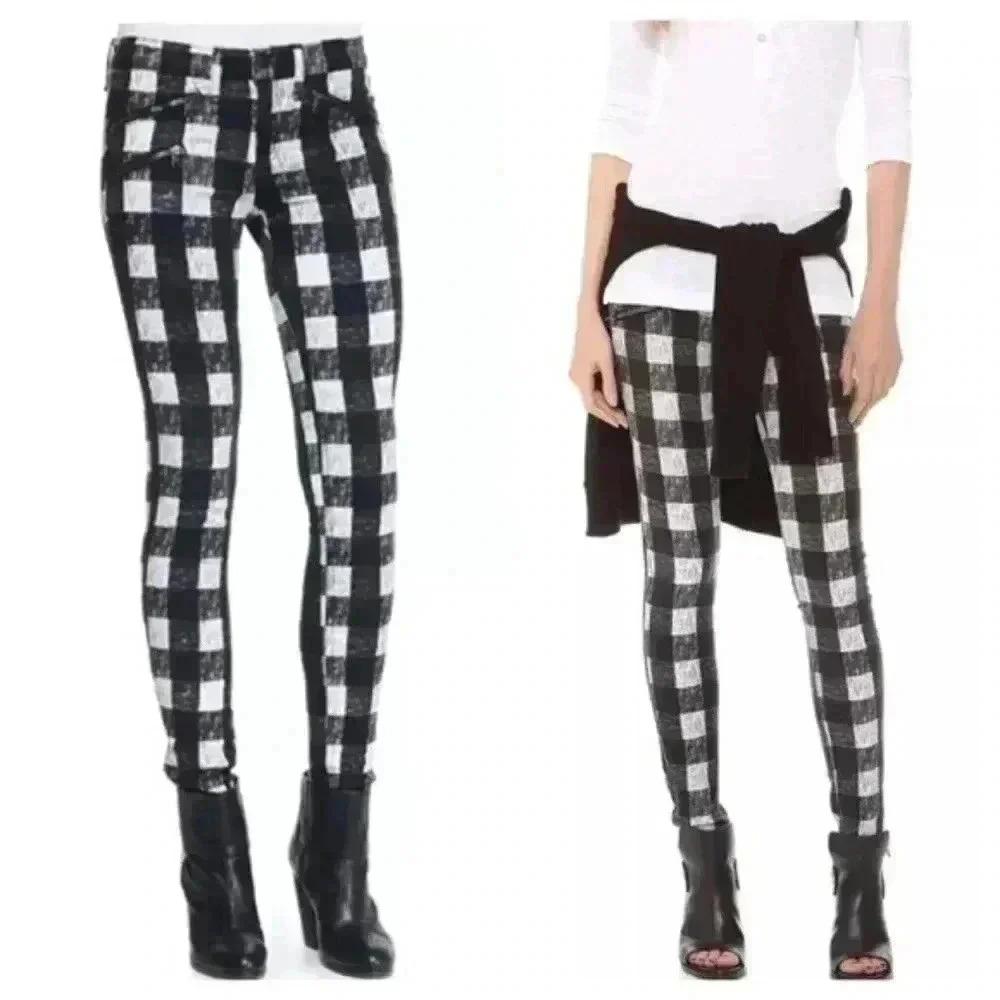 Rag & Bone plaid jeans